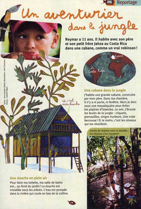 Magazine Astrapi – Reportage au Costa Rica