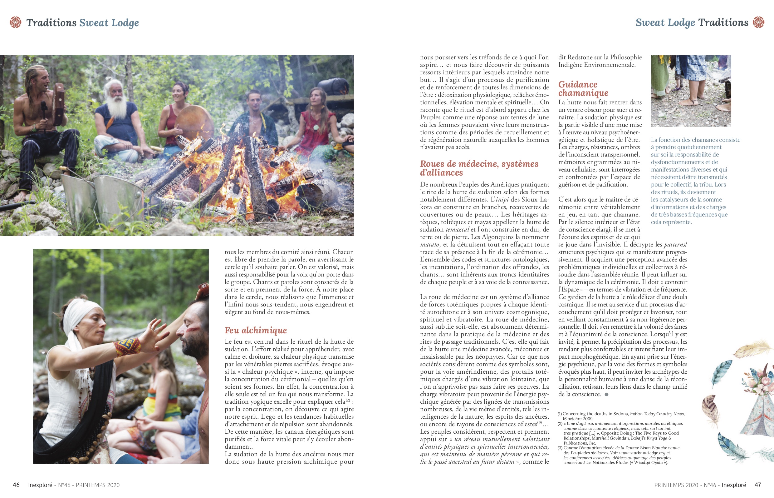 Magazine Inexploré – Reportage huttes de sudation 1